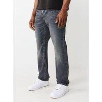 True Religion Ricky Straight Fit Jeans - Black