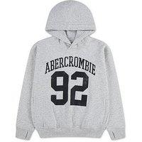 Abercrombie & Fitch Boys Pullover Hoodie - Grey