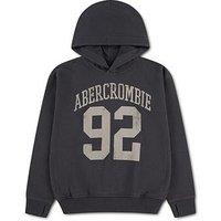 Abercrombie & Fitch Boys Pullover Hoodie - Black