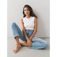 The Very Collection Formal Jersey Vest - White