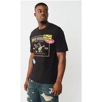 True Religion Logo Patch T-Shirt - Black