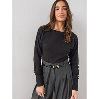 The Very Collection Slash Neck Snit Top
