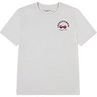 Abercrombie & Fitch Girls Cherry Boxy Short Sleeve T-Shirt - White