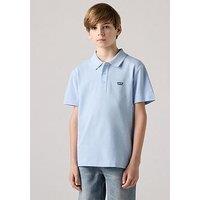 Levi'S Boys Back Neck Tape Short Sleeve Polo Shirt - Blue