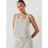 Vero Moda Vmmymilo Sl Button Short Top - Grey