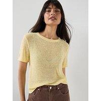 Only Onlsunny Short Sleeve Pullover - Double Cream
