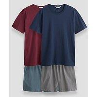 The Very Collection 2 Pack Short Sleeve T-Shirt & Short Pyjama Set