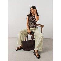 The Very Collection Printed Stretch Ruched Top