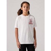 Levi'S Boys Burger Meal Short Sleeve T-Shirt - White