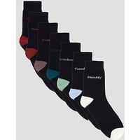 The Very Collection 7 Pack Days Of Week Socks