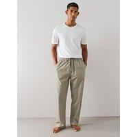 The Very Collection Pure Cotton Striped Pyjama Bottoms