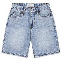 Abercrombie & Fitch Boys Long Denim Shorts - Blue
