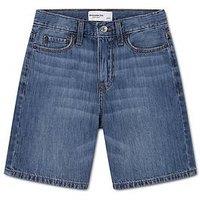 Abercrombie & Fitch Boys Long Denim Shorts - Blue