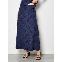 Apricot Dandellion Embroidered Skirt