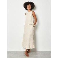 Apricot Dandellion Embroidered Skirt