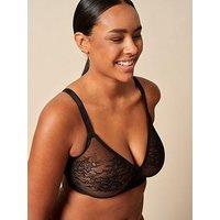 Gossard Glossies Lace Non Wired Bralet - Black