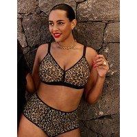 Gossard Glossies Leopard Deep Brief