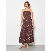 Apricot Bardo Polka Dot Jumpsuit