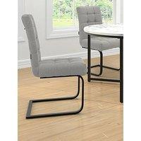 Dorel Home Terza Set Of 2 Upholstered Dining Chairs