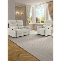 Dorel Home Rena Fabric Manual Recliner Armchair