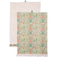 William Morris At Home William Morris Set Of 2 Tea Towels