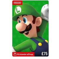 Nintendo Eshop &pound;75 Digital Gift Card (Digital Download)