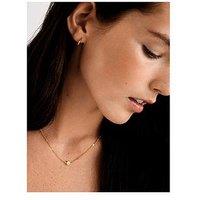 Katie Loxton Aphira Choker Necklace , Gold Coated , 40Cm