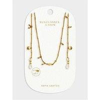 Katie Loxton Cochellia Sunglasses Chain , Gold Coated , 65Cm