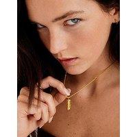 Katie Loxton Love Language Necklace , Gold Coated , 45Cm + 5Cm Extender