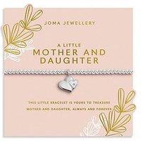 Joma Jewellery Mother'S Day A Little , Mother And Daughter , Silver Plated , Bracelet , 17.5Cm Stretch