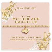 Joma Jewellery Mother'S Day A Little , Mother And Daughter , Gold Plated , Bracelet , 17.5Cm Stretch