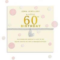 Joma Jewellery Confetti A Little , 60Th Birthday , Silver Plated , Bracelet , 17.5Cm Stretch