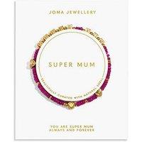 Joma Jewellery Happy Little Moments , Super Mum , Gold Plated , Bracelet , 17.5Cm Stretch