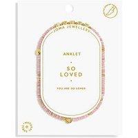 Joma Jewellery Happy Little Moments Anklet , So Loved , Gold Plated , Anklet , 23Cm Stretch