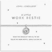 Joma Jewellery A Little , Work Bestie , Silver Plated , Bracelet , 17.5Cm Stretch