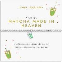 Joma Jewellery A Little Vibes , Matcha Made In Heaven , Silver Plated , Bracelet , 17.5Cm Stretch