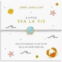 Joma Jewellery A Little Vibes , Sea La Vie , Silver Plated , Bracelet , 17.5Cm Stretch