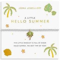 Joma Jewellery A Little Vibes , Hello Summer , Silver Plated , Bracelet , 17.5Cm Stretch
