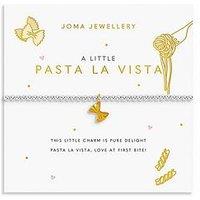 Joma Jewellery A Little Vibes , Pasta La Vista , Silver Plated , Bracelet , 17.5Cm Stretch