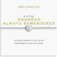 Joma Jewellery Remembrance A Little , Grandad , Silver Plated , Bracelet , 17.5Cm Stretch