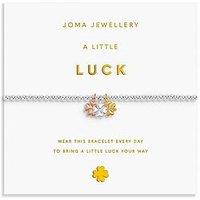 Joma Jewellery A Little Charmed Moments , Luck , Silver, Gold & Rose Gold Plated , Bracelet , 17.5Cm Stretch