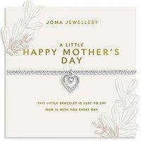 Joma Jewellery Mother'S Day A Little , Happy Mother'S Day , Silver Plated , Bracelet , 17.5Cm Stretch