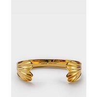 Katie Loxton Floramour Bangle , Gold Coated , Adjustable