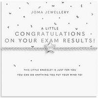 Joma Jewellery A Little , Congratulations On Your Exam Results! , Silver Plated , Bracelet , 17.5Cm Stretch