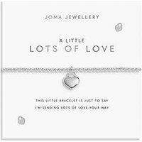 Joma Jewellery A Little , Lots Of Love , Silver Plated , Bracelet , 17.5Cm Stretch