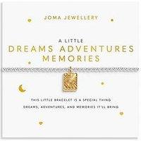 Joma Jewellery A Little , Dreams Adventures Memories , Silver & Gold Plated , Bracelet , 17.5Cm Stretch