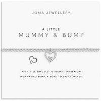 Joma Jewellery A Little , Mummy And Bump , Silver Plated , Bracelet , 17.5Cm Stretch