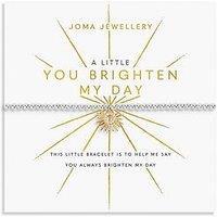 Joma Jewellery A Little , You Brighten My Day , Silver & Gold Plated , Bracelet , 17.5Cm Stretch