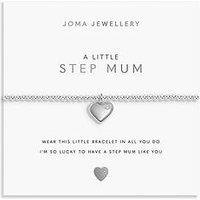 Joma Jewellery A Little , Step Mum , Silver Plated , Bracelet , 17.5Cm Stretch