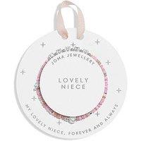 Katie Loxton Kids' Happy Little Moments , Lovely Niece , Silver Plated , Bracelet , 15.5Cm Stretch